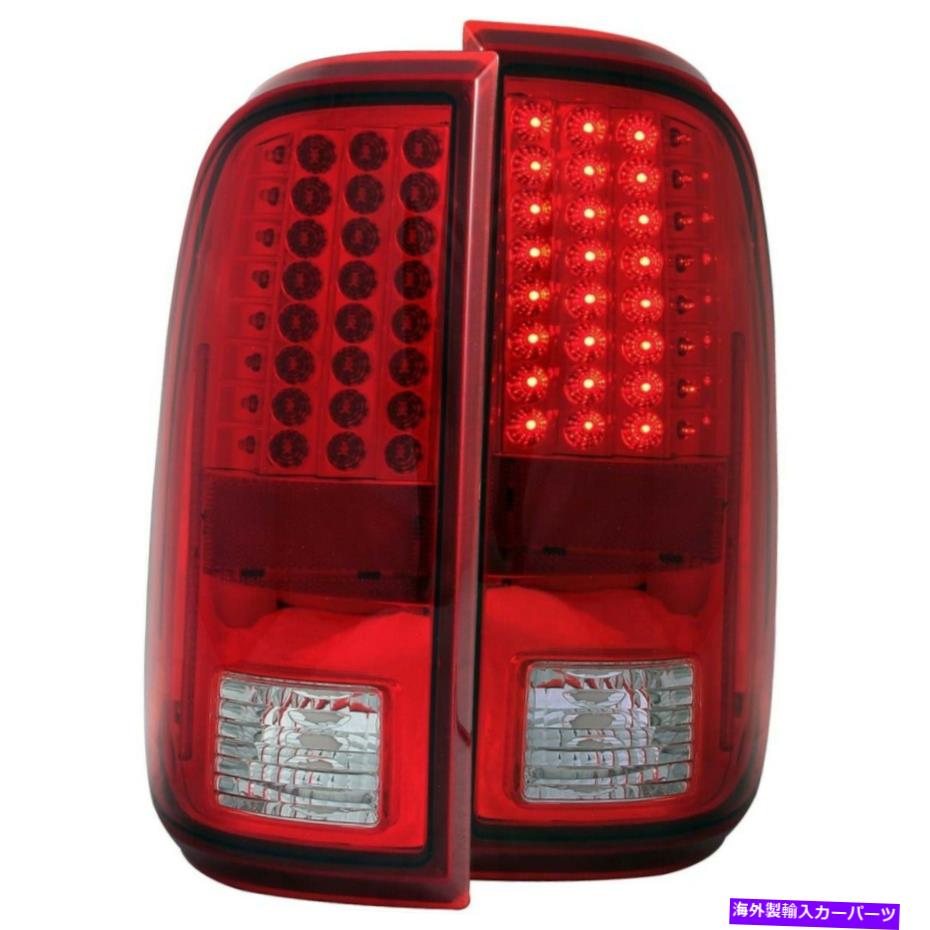 USテールライト 311050アナゾセット2テールライトランプドライバー＆旅客サイド新LH RH RHペア 311050 Anzo Set of 2 Tail Lights Lamps Driver & Passenger Side New LH RH Pair【並行輸入品】