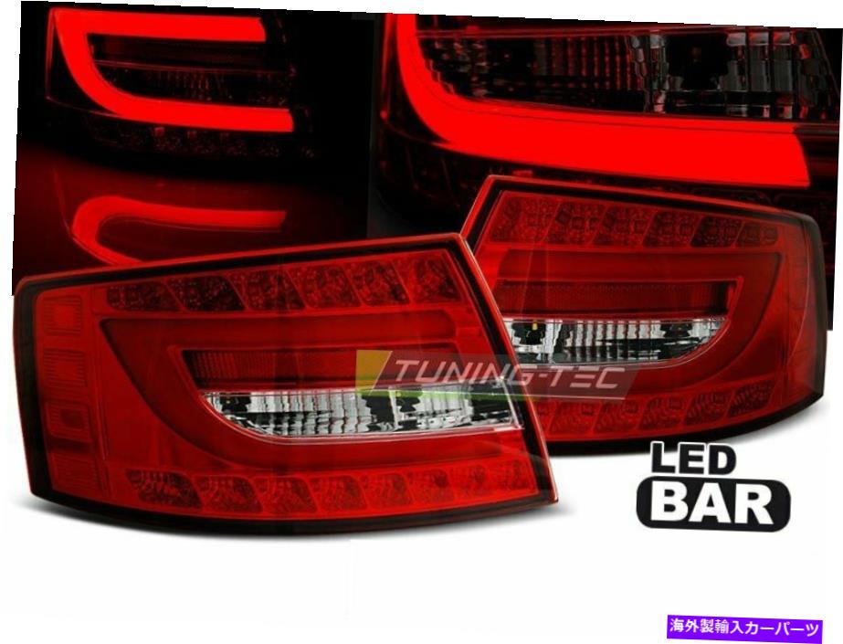 USテールライト Takavalot Varten Audi A6 4F C6セダン04-08 Punainen Valkoinen LED 7ピン7ピンLDA Takavalot varten AUDI A6 4F C6 Sedan 04-08 punainen valkoinen LED 7 PIN 7PIN LDA【並行輸入品】