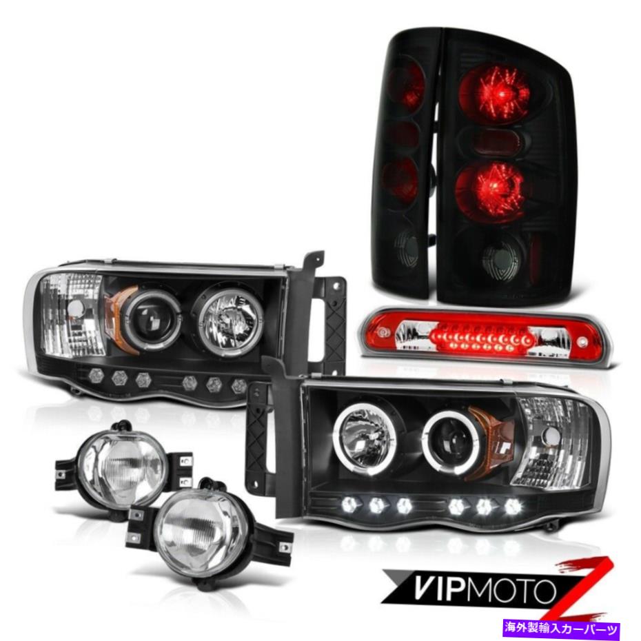 USテールライト 02 03 04 04 05 RAM LEDプロジェクターティーライトSINISTER BLACK EURO FOG 3RDブレーキレッド 02 03 04 05 Ram LED Projector Taillights Sinister Black Euro Fog 3rd Brake Red【並行輸入品】|Us Custom Parts Shop USDM