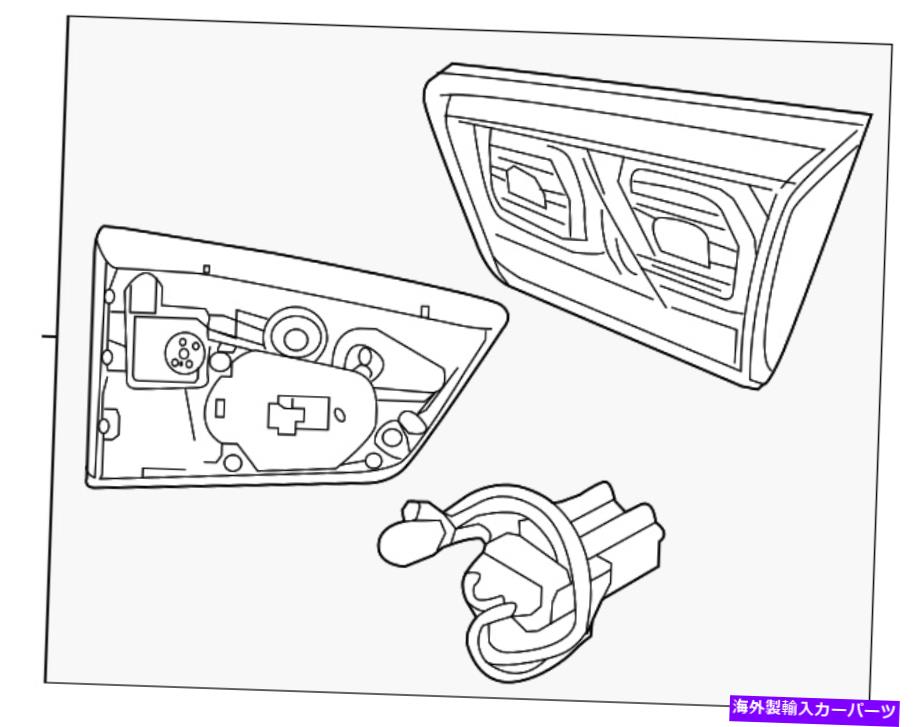 USテールライト OEM NEW 2017-19 KIA NIROランプアセンブリ - リアの組み合わせ右92404G5110 OEM NEW 2017-19 Kia Niro Lamp Assembly-Rear Combination Inside Right 92404G5110【並行輸入品】