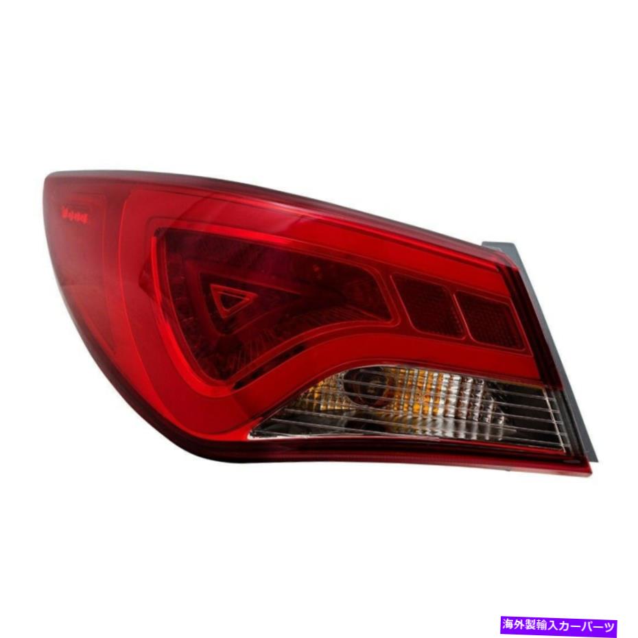 USテールライト ドライバー左LH TaillampアセンブリLEDタイプ外側フィット2014年平成2014年代代ソナタ Driver Left LH Taillamp Assembly LED Type Outer fits 2011 2014 Hyundai Sonata【並行輸入品】