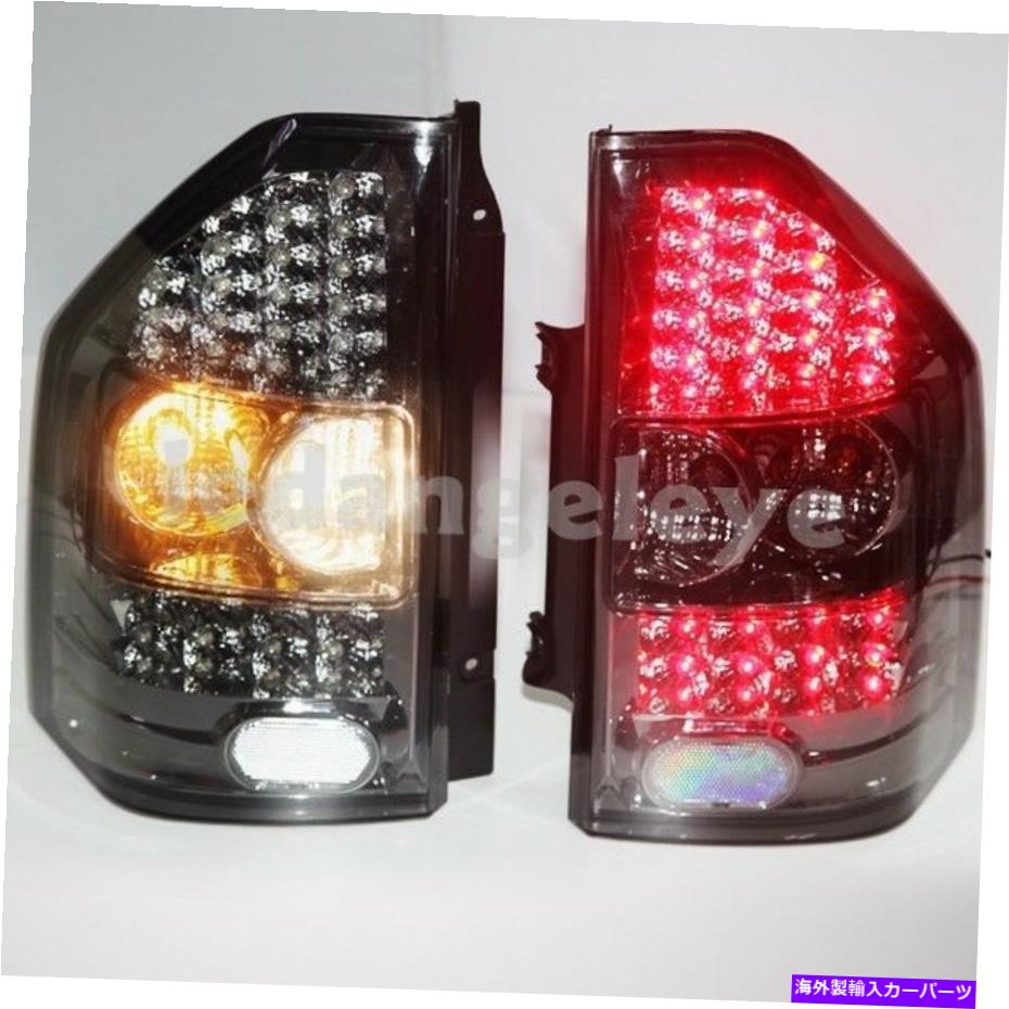 USテールライト 三菱MONTERO将軍将軍Pajero V73 LED Taillights 2000-2008年スモークブラック Mitsubishi Montero Shogun Pajero V73 LED Taillights 2000-2008 year Smoke black【並行輸入品】