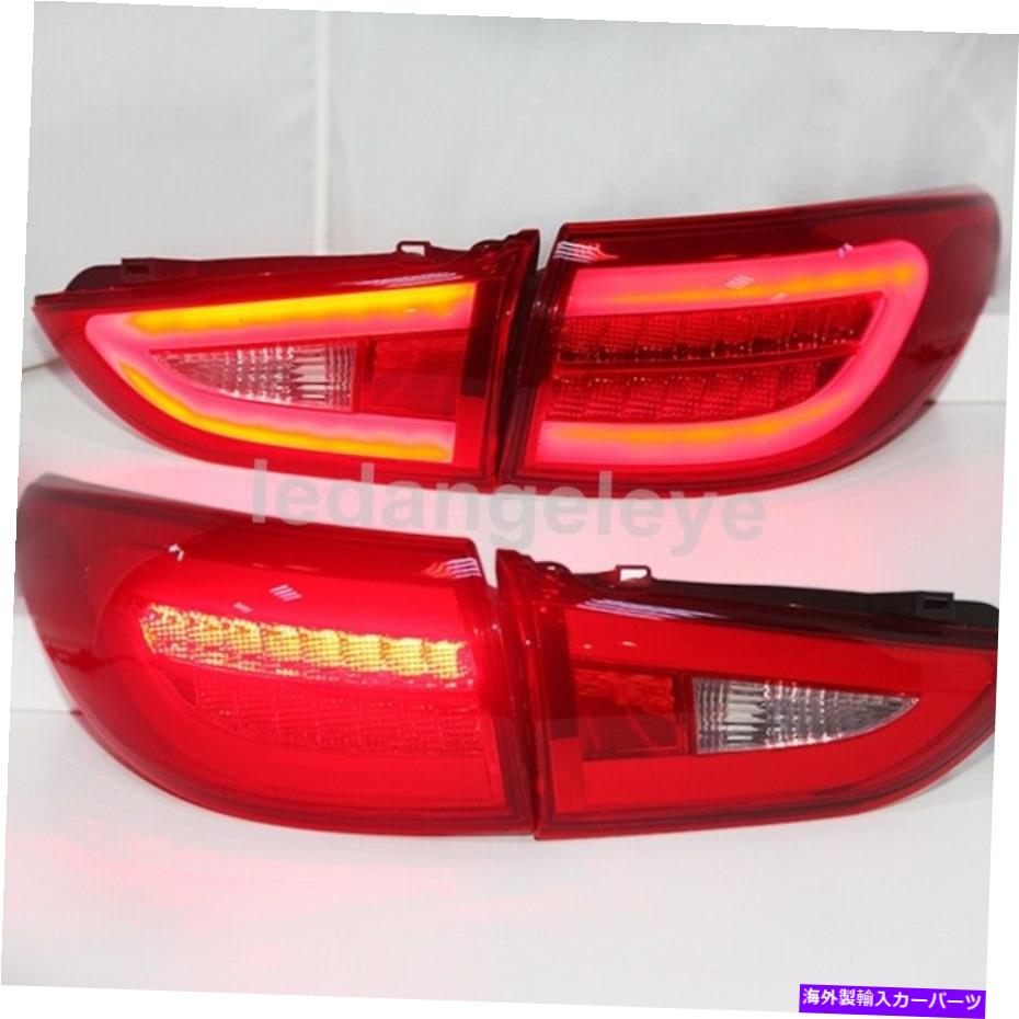 USテールライト 2014-2016年LEDリアライトはマツダ6 Atenza LEDストリップテールライト赤BW 2014-2016 year LED rear lights For MAZDA 6 ATENZA LED Strip Taillights Red BW【並行輸入品】