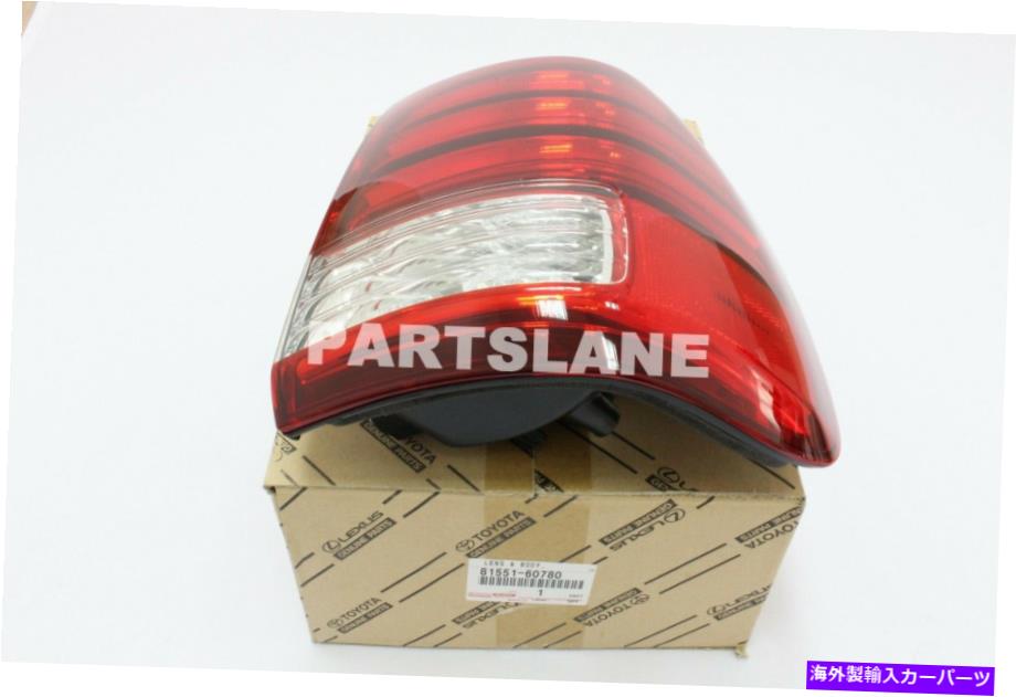 USテールライト Toyota OEM純正レンズ＆ボディ、リアコンビネーションランプ、RH 81551-60780 Toyota OEM Genuine LENS & BODY, REAR COMBINATION LAMP, RH【並行輸入品】