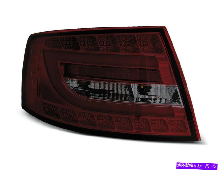 USテールライト Baglygter Til Audi A6 4F C6セダン04-08赤い煙LED 7ピン7ピングラリスフィング Baglygter til AUDI A6 4F C6 Sedan 04-08 Red Smoke LED 7 PIN 7PIN Gratis forsende【並行輸入品】