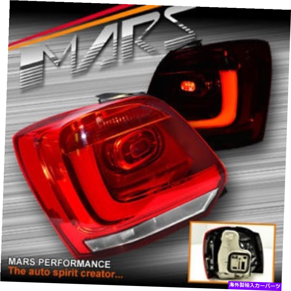 USテールライト VWフォルクスワーゲンポロ6R 10-13ハッチのためのクリアレッド3D LEDストライプバーテールライト Clear Red 3D LED Stripe Bar Tail lights for VW Volkswagen Polo 6R 10-13 Hatch【並行輸入品】｜Us Custom Parts Shop USDM 78,673円