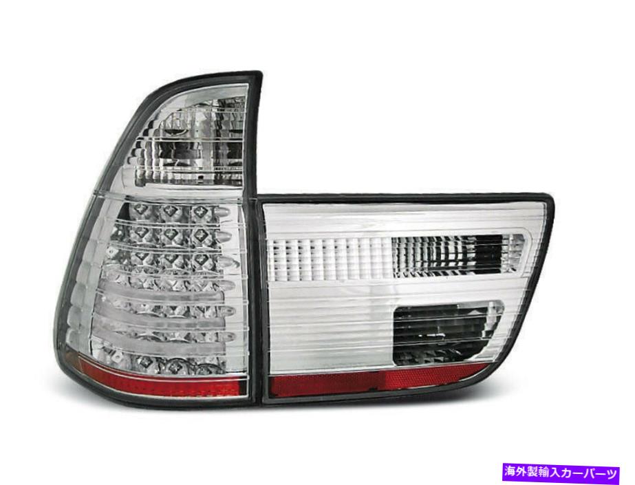 USテールライト Baglygter Til BMW X5 E53 99-03 KROM LED Gratis forsendelse LDBM22WM Xino US Baglygter til BMW X5 E53 99-03 Krom LED Gratis forsendelse LDBM22WM XINO US【並行輸入品】