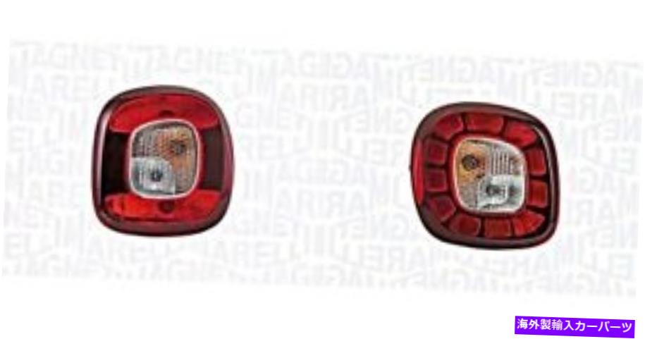 USテールライト スマートフォーフォートワークA4539063200用リアライトペアA459062800 Magneti Marelli Rear Light Pair For SMART Forfour Fortwo A4539063200 A4539062800 MAGNETI MARELLI【並行輸入品】