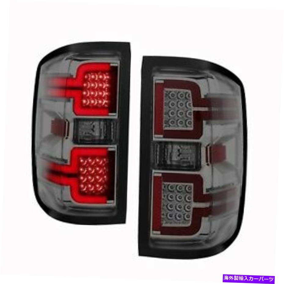 USテールライト Anzo LED Taillightsは2014-2018 Chevy Silverado 1500 311290に収まります ANZO LED TAILLIGHTS FITS 2014-2018 CHEVY SILVERADO 1500 311290【並行輸入品】