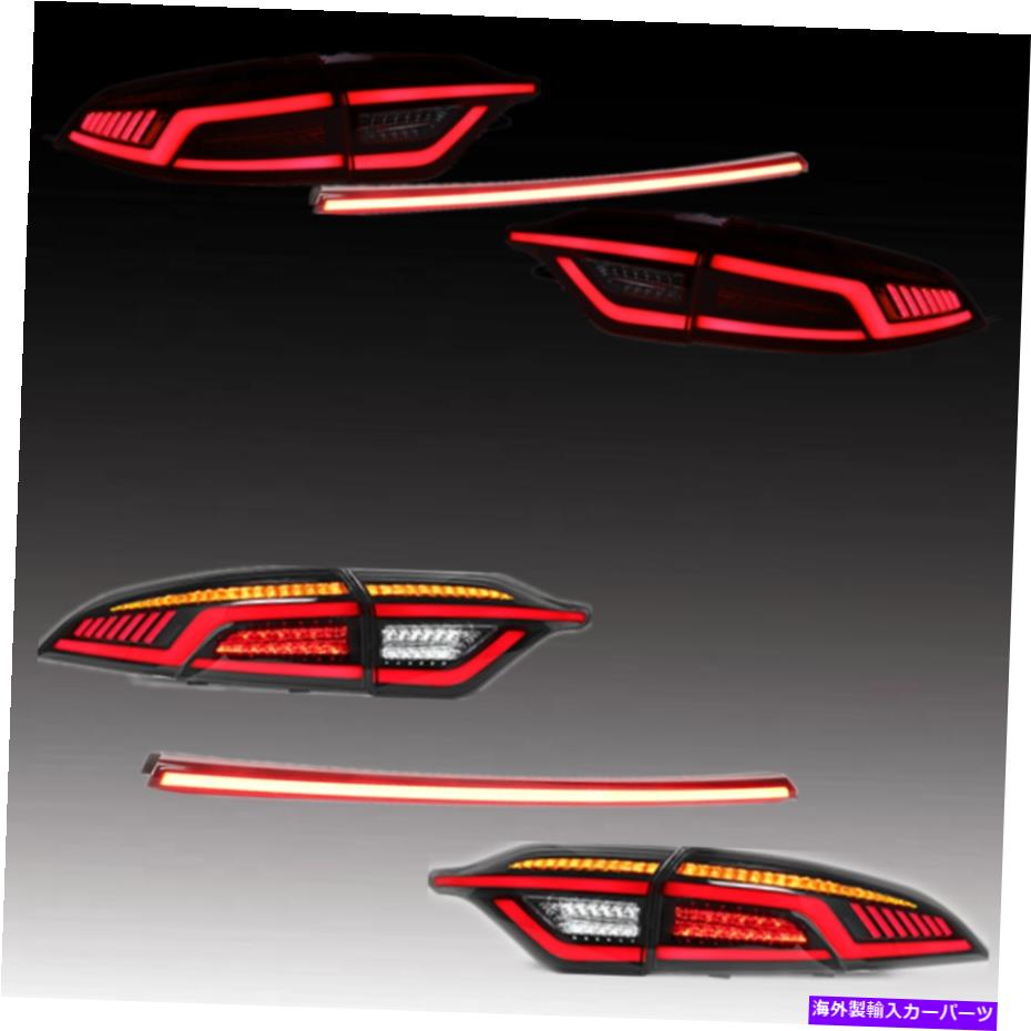 USテールライト トヨタカローラのためのLEDスモークテールライト＆ミドルランプ2021 LED Smoked Tail Lights & Middle Lamp For Toyota Corolla 2020 2021【並行輸入品】