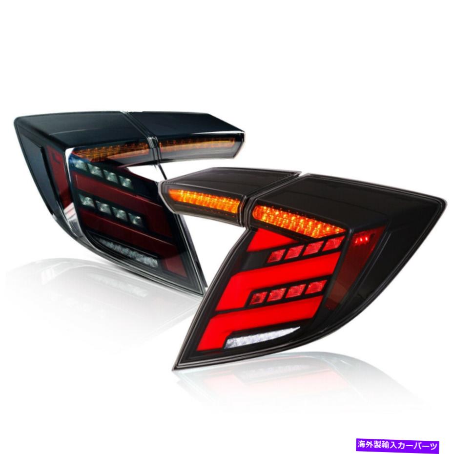 USテールライト Honda Civic 2016-2021ハッチバックタイプR起動アニメーションのためのLEDテールライト LED Tail Lights For Honda Civic 2016-2021 Hatchback Type R Start-Up Animation【並行輸入品】