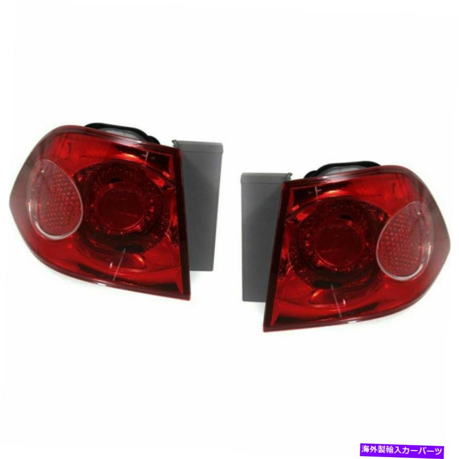 USテールライト 2つの外側のテールライトアセンブリの運転手と助手席側セットマゼンティス Driver And Passenger Side Set Of 2 Outer Tail Light Assembly Fits Magentis【並行輸入品】