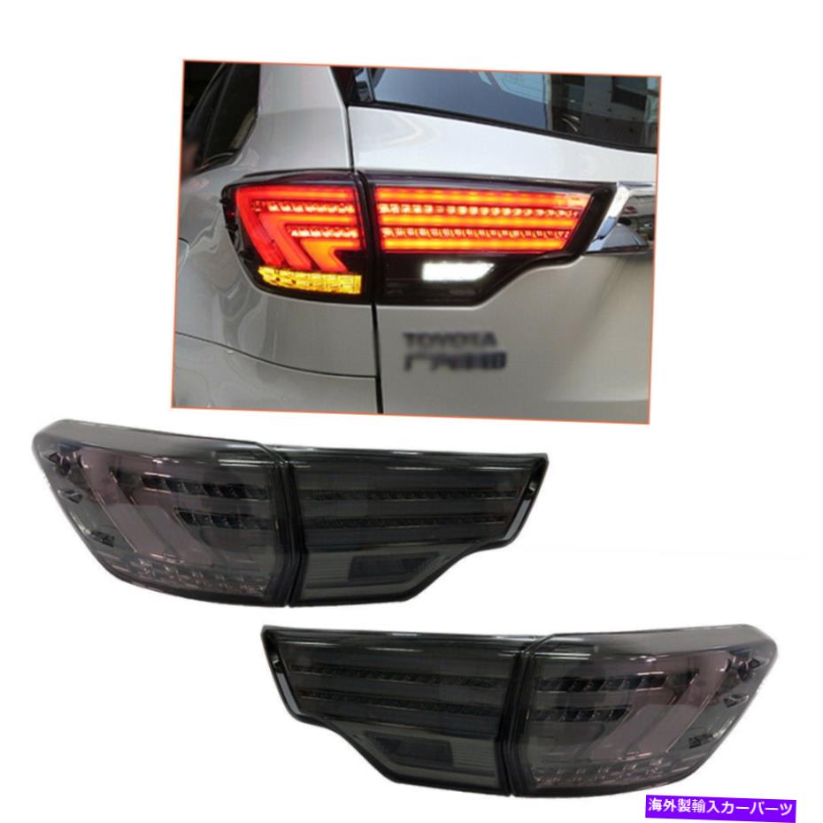 USテールライト トヨタハイランダーのための燻製LEDテールライトアセンブリ14-19 OEMリアランプを交換する Smoked LED Tail Light Assembly For Toyota Highlander 14-19 Replace OEM Rear Lamp【並行輸入品】｜Us Custom Parts Shop USDM 77,879円