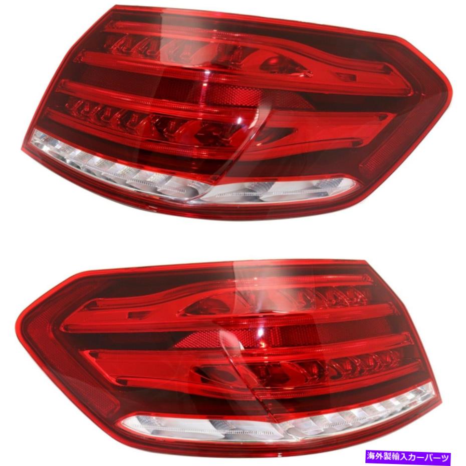 USテールライト 新しいテールライトランプ2ドライバー＆旅客サイドアウターメルセデスセダンペア New Tail Lights Lamps Set of 2 Driver & Passenger Side Outer Mercedes Sedan Pair【並行輸入品】