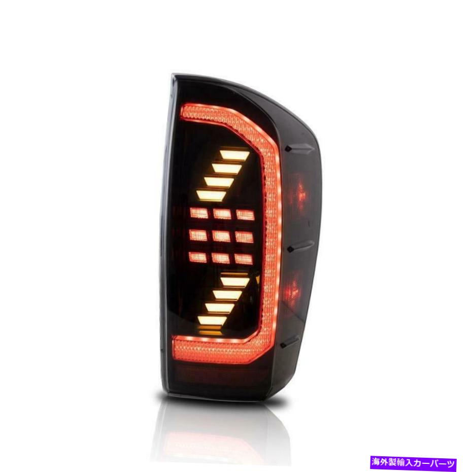 USテールライト トヨタタコマのためのVland LEDのテールライト2016-2021ランプ近くの順序指標 VLAND LED Taillights For Toyota Tacoma 2016-2021 Sequential Indicators Near Lamp【並行輸入品】