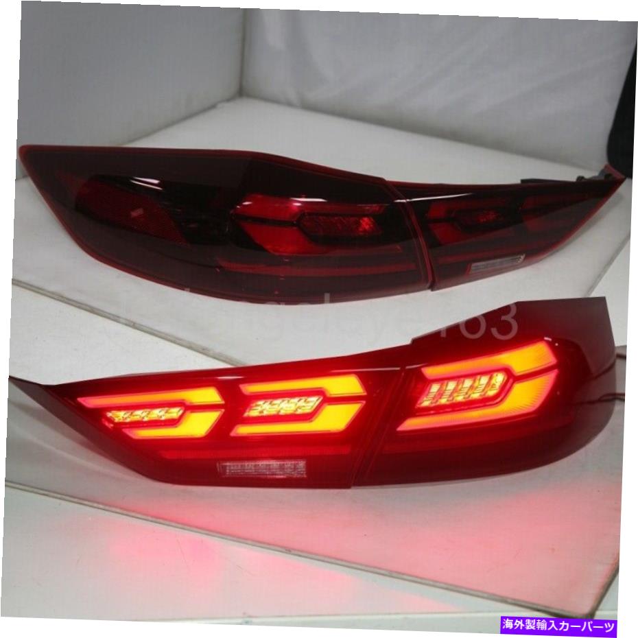 USテールライト Hy Elantra Ad Avante Led Reen Lide 2017-2019年のためのフルLEDのテールライト FULL LED Taillights For HY Elantra AD Avante LED rear lights 2017-2019 year Red【並行輸入品】