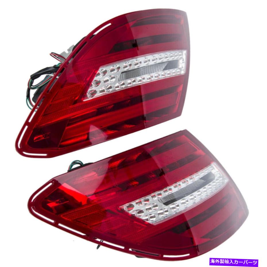 USテールライト メルセデスベンツW204 C250 Cクラス08-11のためのLEDライトバーの煙テールライト LED Light Bar Smoke Tail Lights For Mercedes Benz W204 C250 C Class 08-11【並行輸入品】|Us Custom Parts Shop USDM