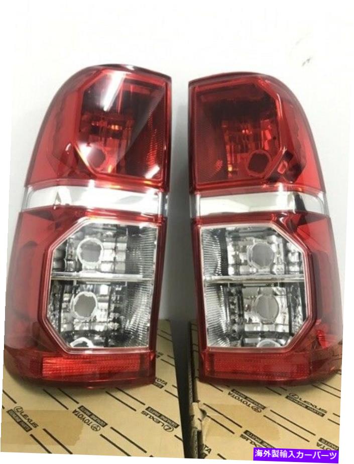 USテールライト トヨタヒラスビーゴKUN26 2011-2016用オリジナルリアテールライトランプLH + RH ORIGINAL REAR TAIL LIGHT LAMP LH+RH FOR TOYOTA HILUX VIGO KUN26 KUN25 2011-2016【並行輸入品】