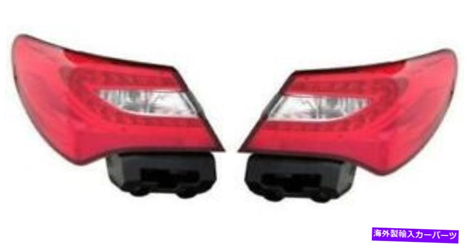 USテールライト サイド/ペアフィット2011 - 2014 Chrysler 200リアテールライトアセンブリの交換 SIDE/PAIR fits 2011 - 2014 Chrysler 200 Rear Tail Light Assembly Replacement【並行輸入品】｜Us Custom Parts Shop USDM