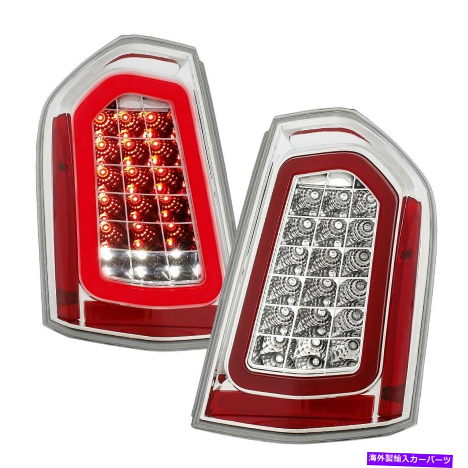USテールライト Anzo LEDテールライトクロームW /シーケンシャルシグナル用11-14 Chrysler 300 321344 Anzo LED Tail Lights Chrome w/ Sequential Signal for 11-14 Chrysler 300 321344【並行輸入品】