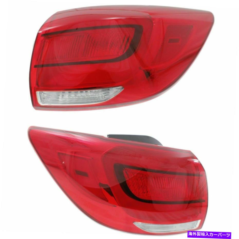 USテールライト 2つの外側のテールライトアセンブリの運転手と助手席側のセットKia Sportage Driver And Passenger Side Set Of 2 Outer Tail Light Assembly Fits Kia Sportage【並行輸入品】|Us Custom Parts Shop USDM