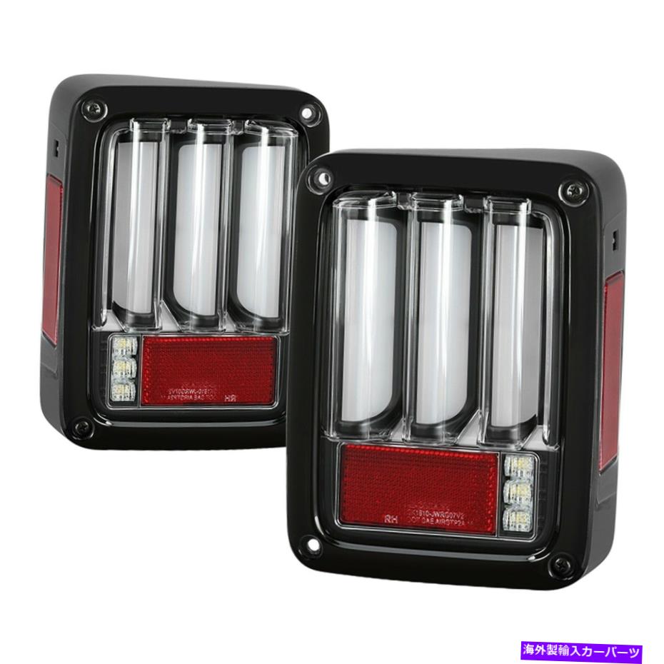USテールライト スパイダーの自動5084774 LEDテールライトがフィット07-18ラングラー（JK） Spyder Auto 5084774 LED Tail Lights Fits 07-18 Wrangler (JK)【並行輸入品】