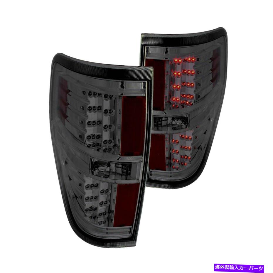 USテールライト FORD F-150 2009-2014 ANZO 311170クローム/スモークLEDテールライト For Ford F-150 2009-2014 Anzo 311170 Chrome/Smoke LED Tail Lights【並行輸入品】 64,370円