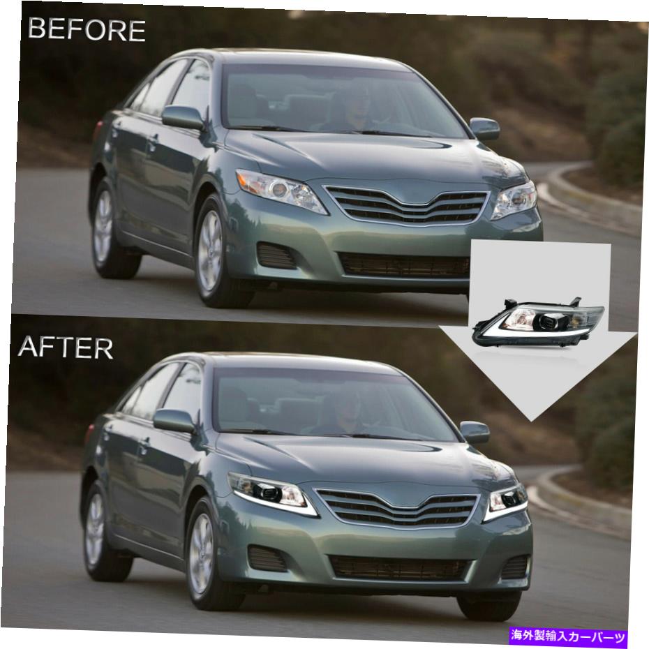 USテールライト Vland Moddeded DRLシーケンシャルターンSIGを備えたヘッドライト。 10-11トヨタカムリ VLAND Modded LED Headlights with DRL Sequential Turn Sig. for 10-11 Toyota Camry【並行輸入品】