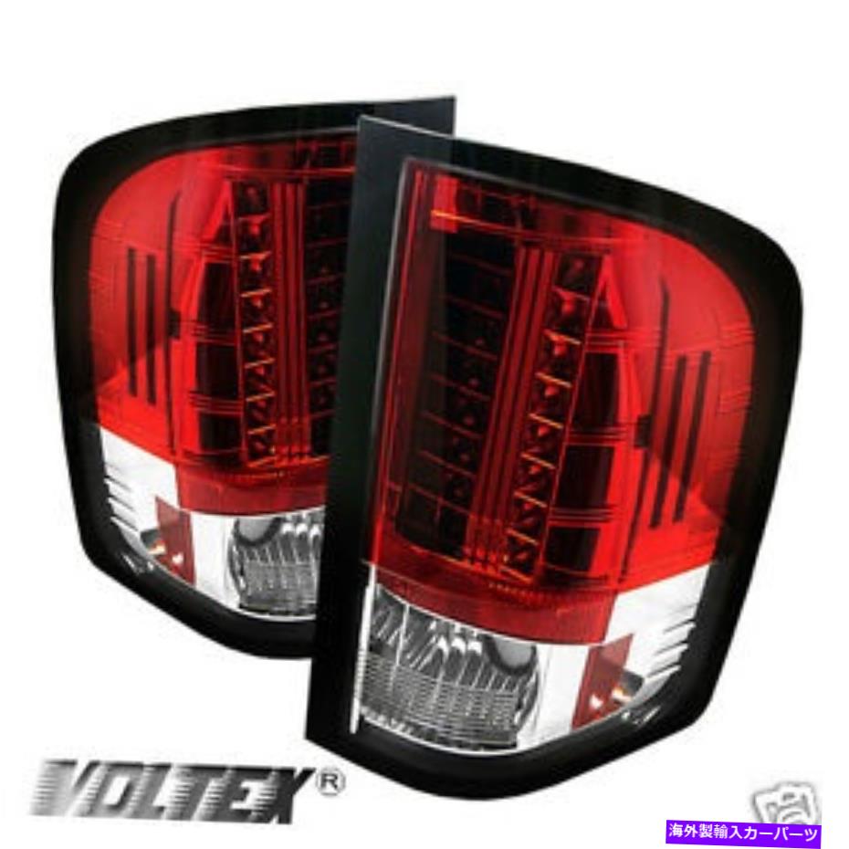 USテールライト 2007-2012 Chevy Silverado 1500 2500 3500 LEDテールライトバーライトバー赤クリア 2007-2012 CHEVY SILVERADO 1500 2500 3500 LED TAIL LIGHT BAR LIGHTBAR RED CLEAR【並行輸入品】