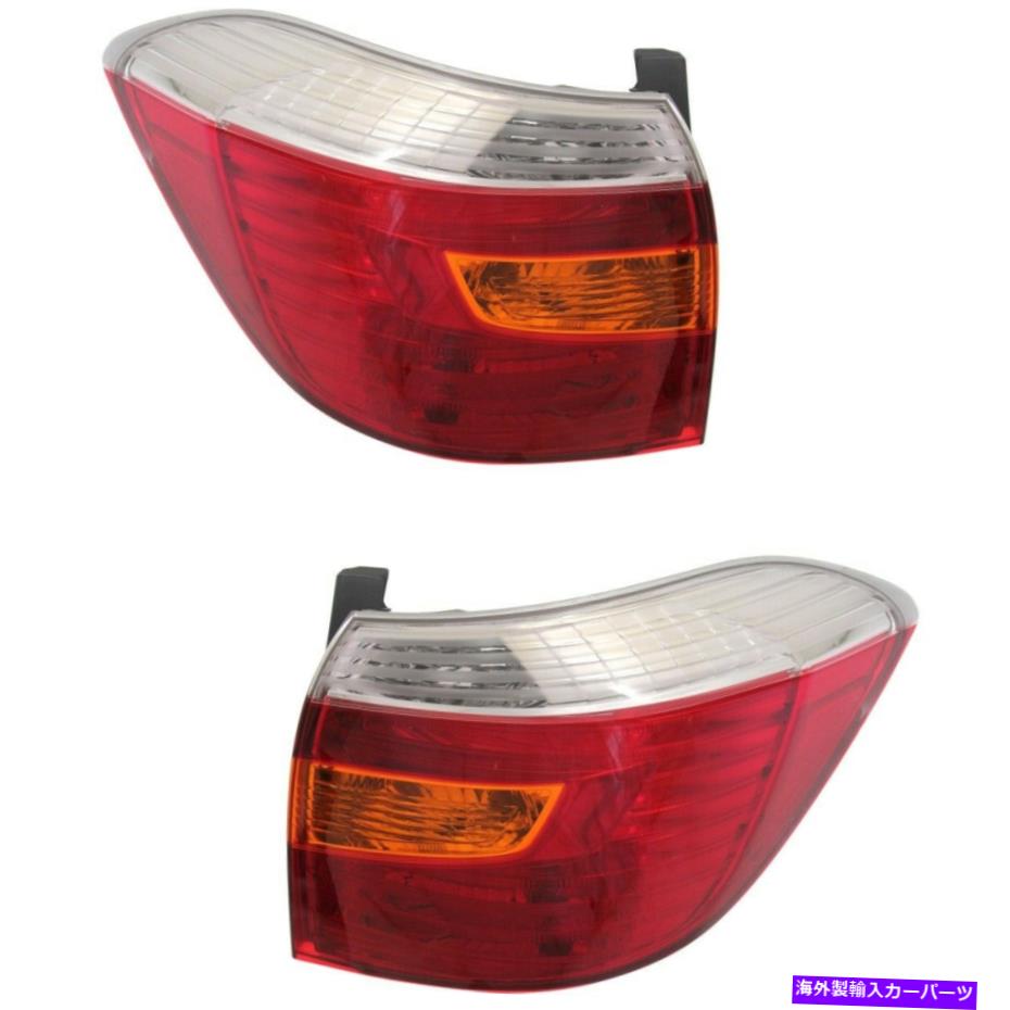 USテールライト 2テールライトランプのセット左右のLH＆RH~2800187、TO2801187ペア Set of 2 Tail Lights Lamps Left-and-Right LH & RH TO2800187, TO2801187 Pair【並行輸入品】