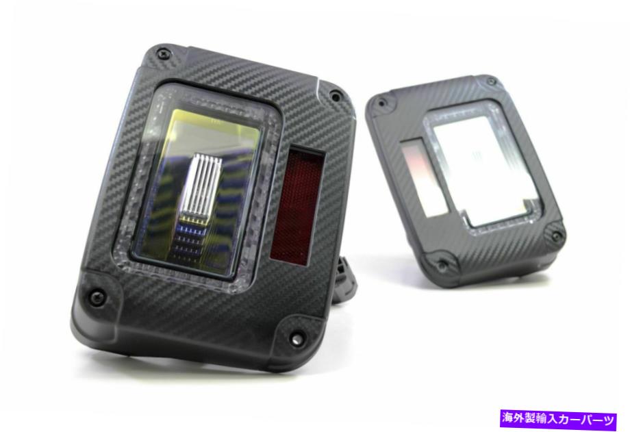 USテールライト モリモトLF450 XB LEDテール07-18セット/カーボン Morimoto LF450 XB LED Tails For Wrangler 07-18 Set / Carbon【並行輸入品】