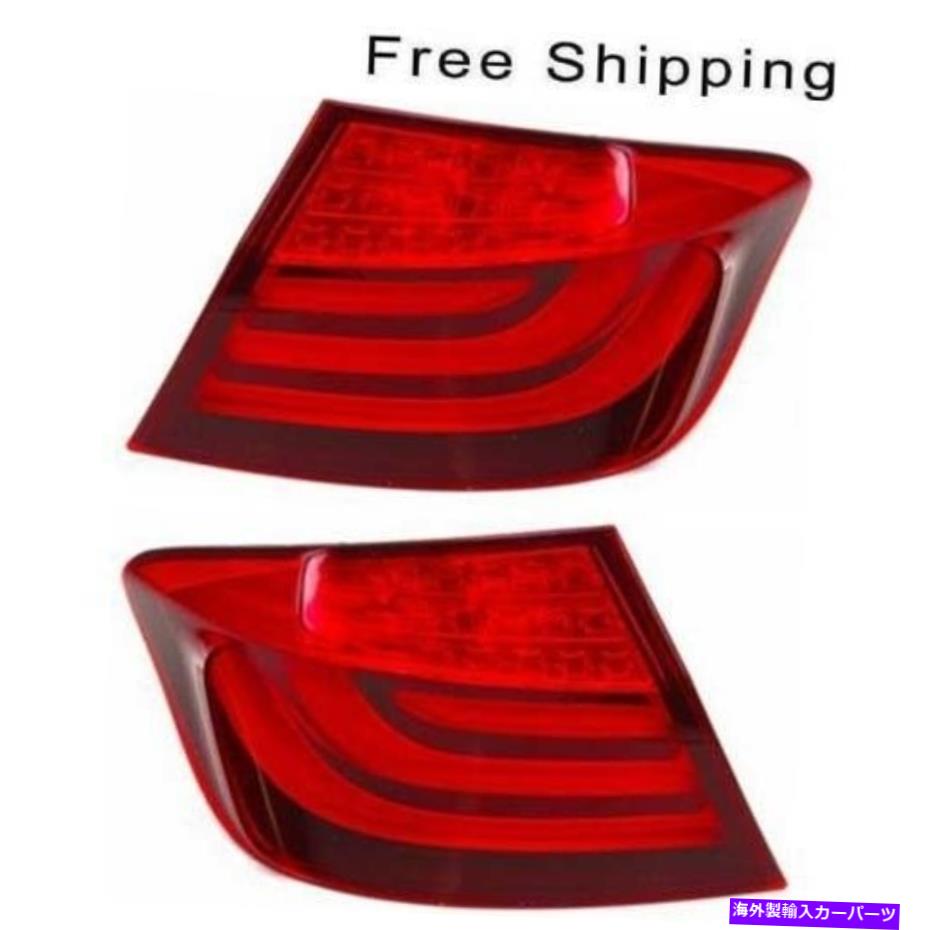 USテールライト テールランプアセンブリセットの2本のペアLH＆RHサイドアウターフィットBMW 5シリーズ528Iセダン Tail Lamp Assembly Set of 2 Pair LH & RH Side Outer Fits BMW 5-Series 528i Sedan【並行輸入品】