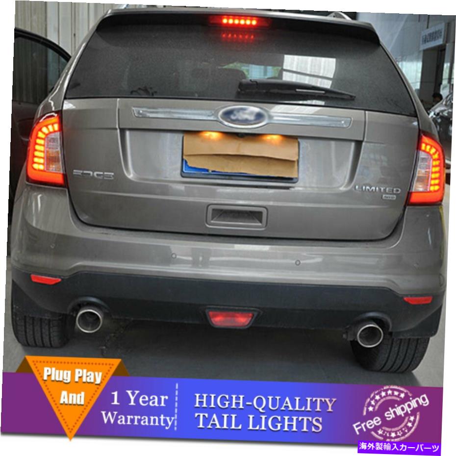 USテールライト フォードエッジ2011-2014 LEDリアライトのための新しい赤いLEDのテールライト組立フィット New Red LED Taillights Assembly Fit For Ford Edge 2011-2014 LED Rear Lights【並行輸入品】
