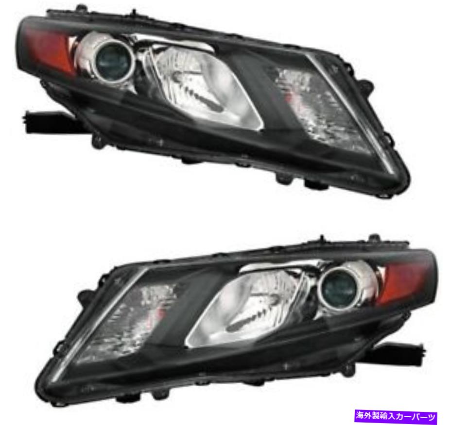 USテールライト 2010年2011年2011年2011年ホンダクロスストゥール New Left Right Halogen Headlight PAIR FOR 2010 2011 2012 Honda Crosstour【並行輸入品】