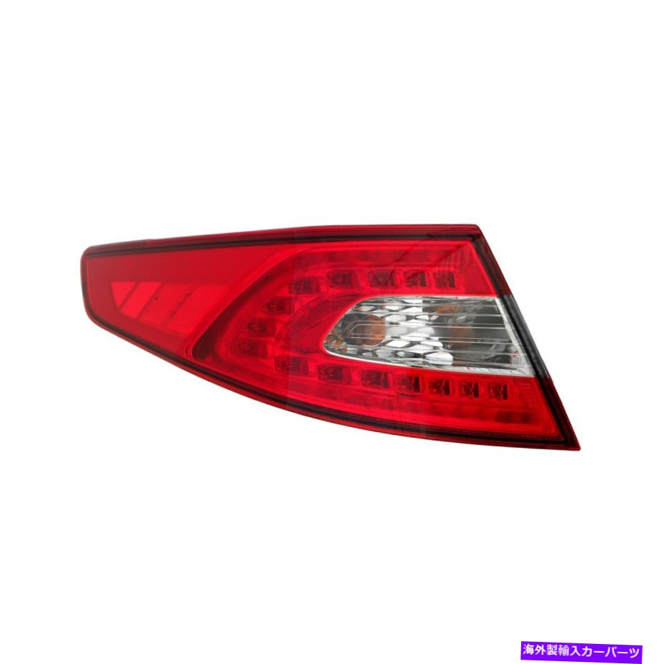 USテールライト KIA Optima 11-13 Pacific Best Driver Sideの外側の交換テールライト For Kia Optima 11-13 Pacific Best Driver Side Outer Replacement Tail Light【並行輸入品】