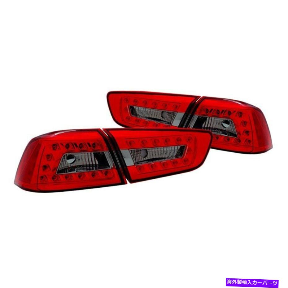 USテールライト 三菱ランサー2008-2009 CGクローム赤/煙LEDテールライト For Mitsubishi Lancer 2008-2009 CG Chrome Red/Smoke LED Tail Lights【並行輸入品】 64,370円