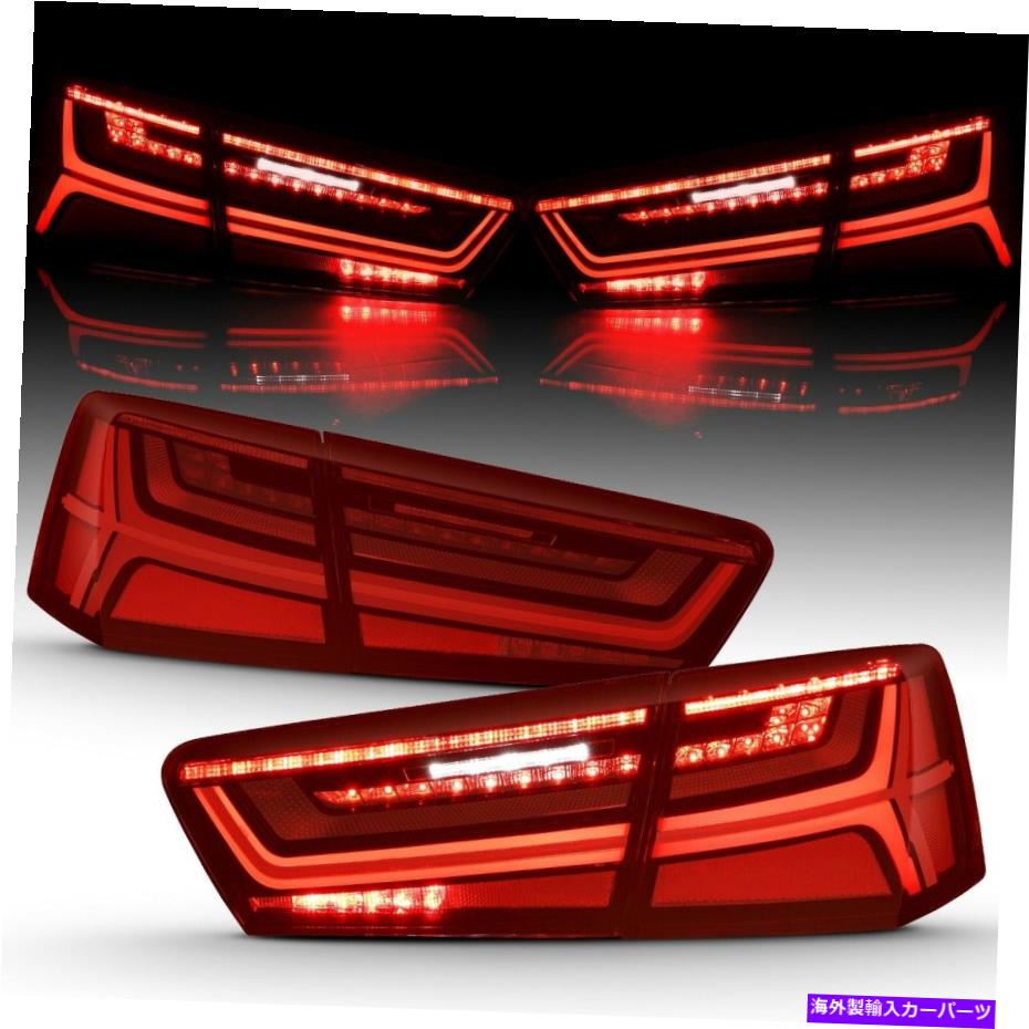 【楽天市場】USテールライト Audi 2012-2015 A6 S6 REDのシーケンシャル信号LEDテールライト Sequential ...