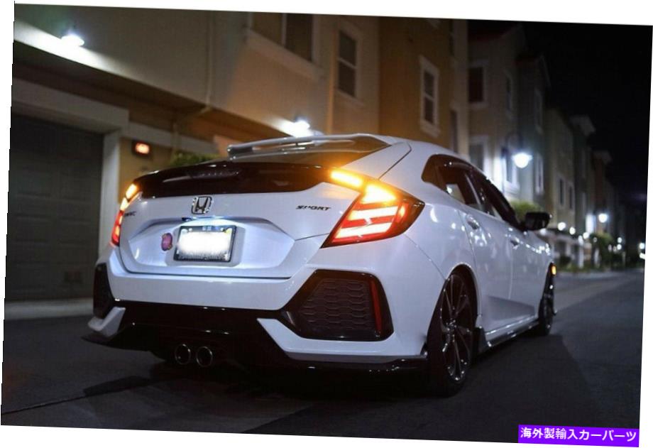 USテールライト Honda Civic Hatchback 2017-2020のためのペアLEDリアテールライトランプアセンブリ Pair LED Rear Tail Light Lamp Assembly For Honda Civic Hatchback 2017-2020【並行輸入品】｜Us Custom Parts Shop USDM