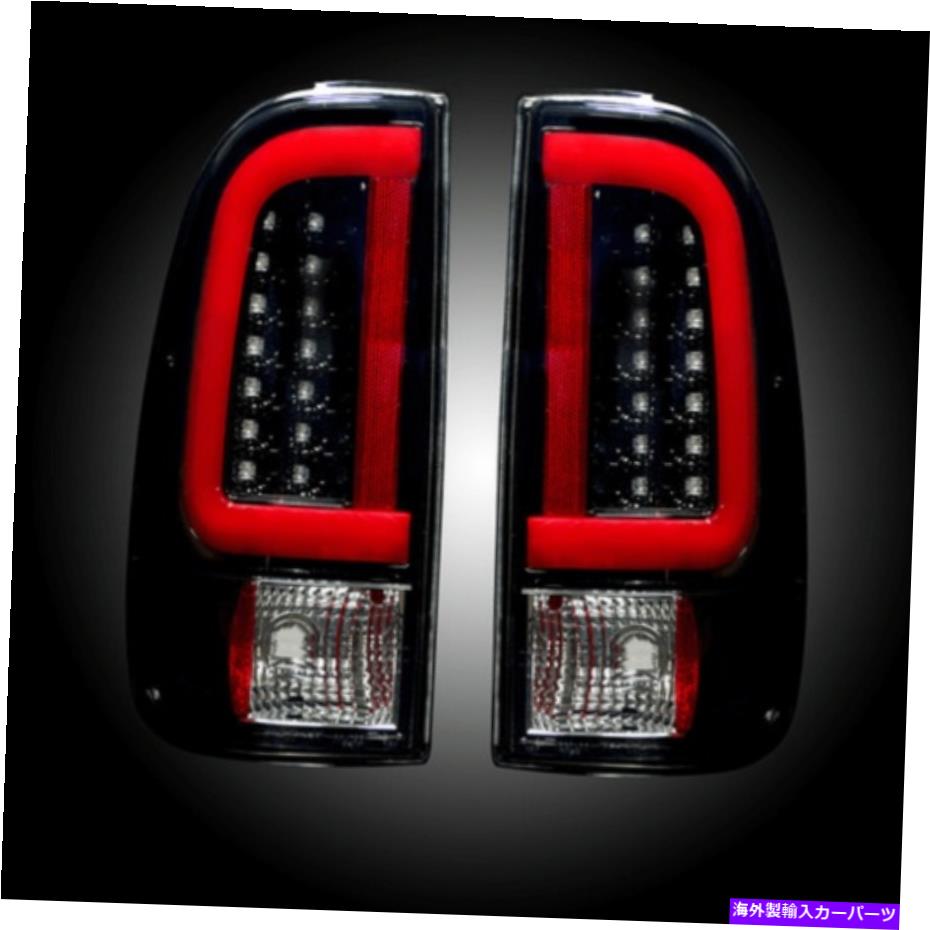 USテールライト FORD F-250 / F-350スーパーデューティのための264293BK 264293BKセット Recon 264293BK Set of 2 Smoked LED Tail Lights for Ford F-250/F-350 Super Duty【並行輸入品】