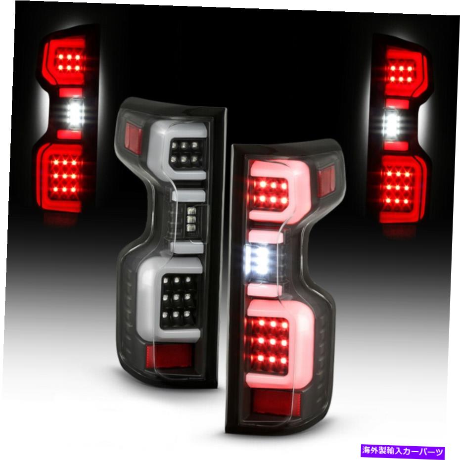 USテールライト [OLEDチューブ]フルLEDブラックテールライトリアブレーキランプ19-21 Silverado 1500 [OLED TUBE] Full LED Black Tail Lights Rear Brake Lamps For 19-21 Silverado 1500【並行輸入品】 77,879円