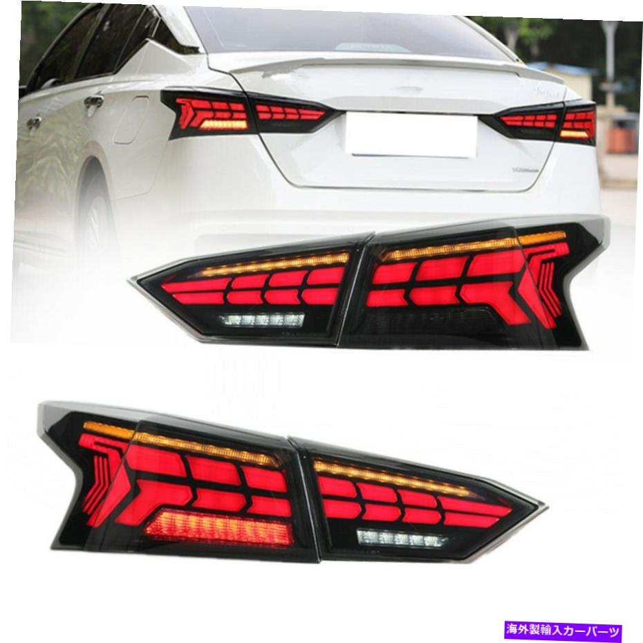 USテールライト 2019年2020年2021年日産アルティマスモークリアランプ GRANDLOP LED Tail Lights For 2019 2020 2021 Nissan Altima Smoked Rear Lamp【並行輸入品】