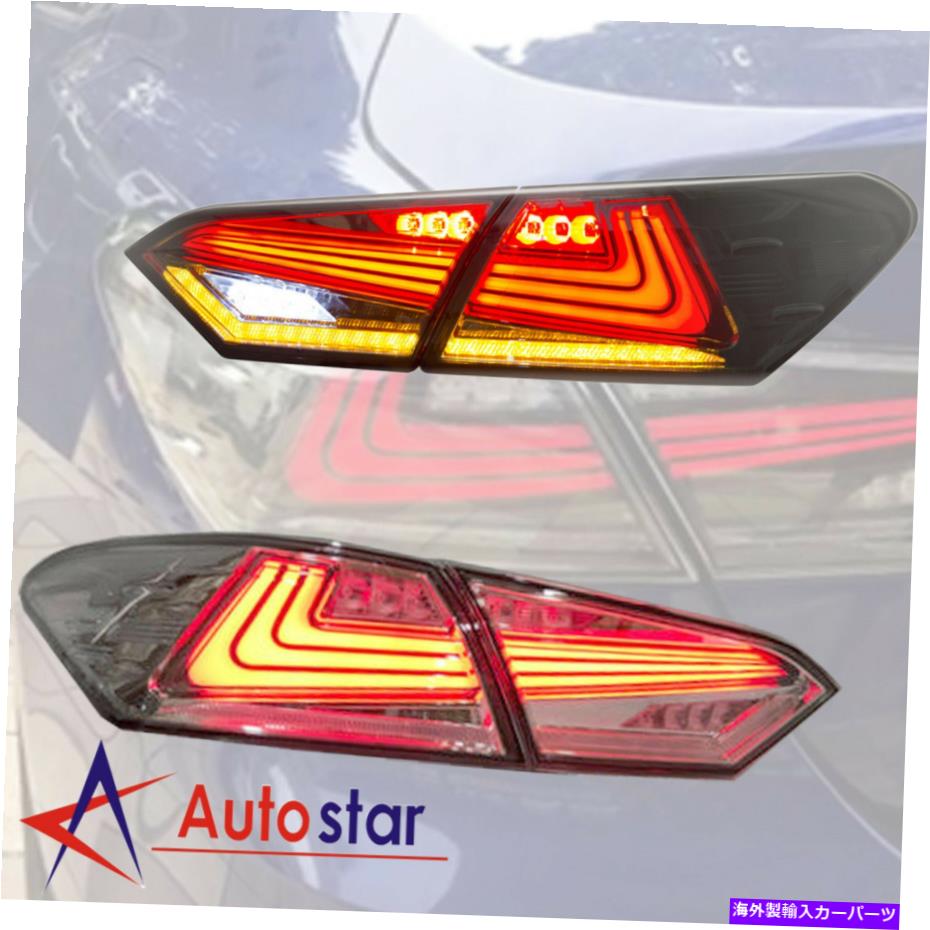 USテールライト 2018年2019年のトヨタカムリーLEDリアランプアセンブリテールライトクリアカラー For 2018 2019 Toyota Camry LED Rear Lamps Assembly Tail Lights Clear Color【並行輸入品】