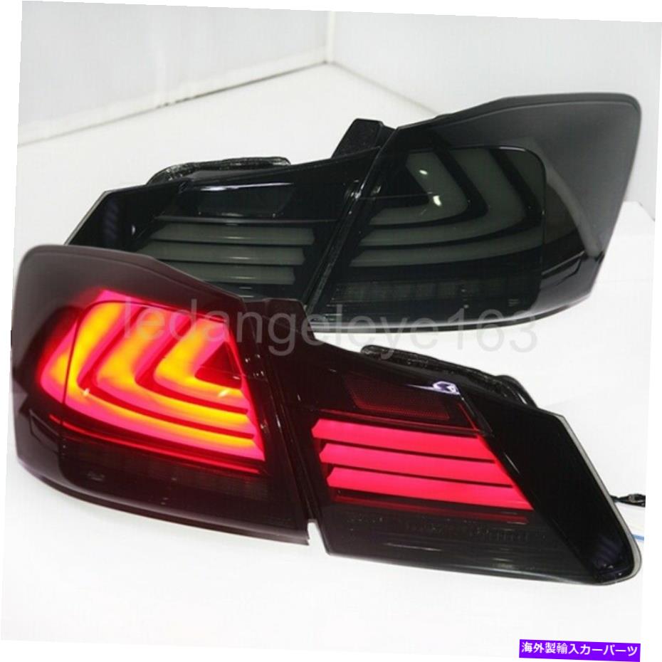 USテールライト LEDストリップテールライト2013-2015年アコードG9 LEDリアライトスモークブラックYZ LED Strip Tail Lights 2013-2015 year Accord G9 LED rear lights smoke black YZ【並行輸入品】｜Us Custom Parts Shop USDM