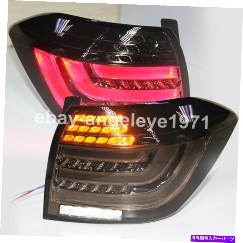 USテールライト 2011-2013トヨタクルガーハイランダーLEDテールライトランプスモークブラック 2011-2013 year For TOYOTA Kluger Highlander LED Tail Lights Lamps Smoke Black【並行輸入品】
