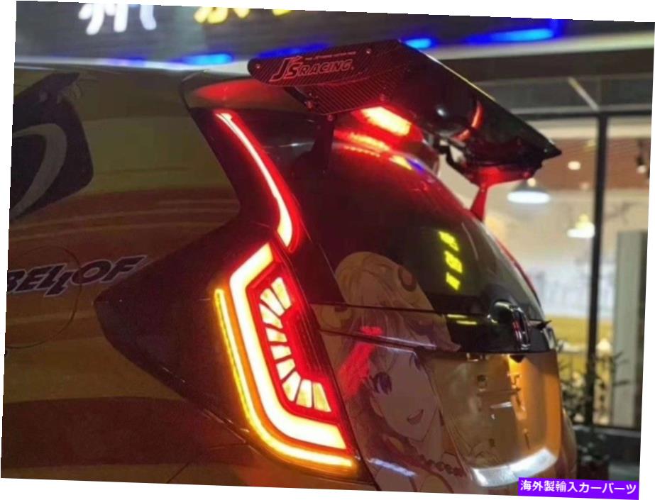 【楽天市場】USテールライト 車のLEDリアテールライトブレーキランプスモークリアランプホンダフィットジャズ201418 Car LED