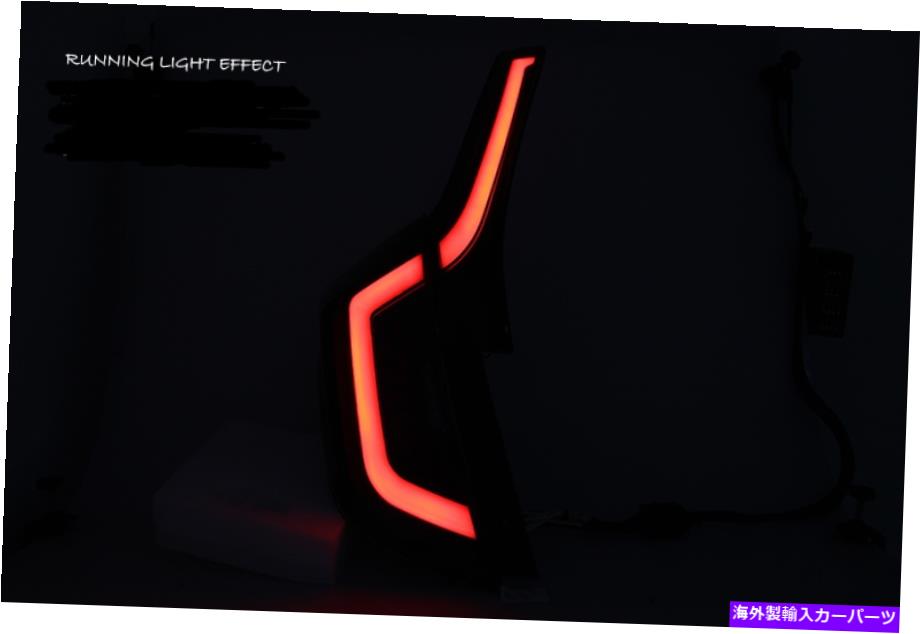 USテールライト Honda Fit / Jazz 2015-2018 LEDリアテールライトランプブレーキ反転アセンブリ For Honda Fit/Jazz 2015-2018 LED Rear Tail Light Lamp Brake Reversing Assembly【並行輸入品】