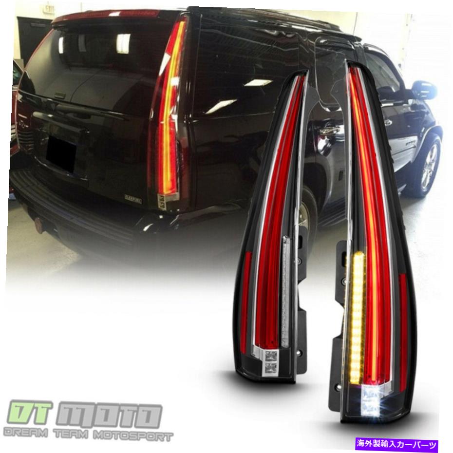 USテールライト 07-14郊外Tahoe Yukon（エスカレードスタイル）LEDテールライトランプ左+右 07-14 Suburban Tahoe Yukon ( Escalade Style ) LED Tail Lights Lamps Left+Right【並行輸入品】