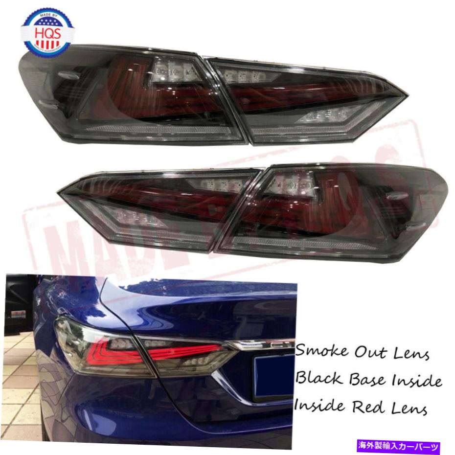 USテールライト 2018年2019年のトヨタカムリのためのペア赤いLED後部ランプアセンブリLEDテールライト Pair Red LED Rear Lamps Assembly LED Tail Lights For 2018 2019 Toyota Camry【並行輸入品】