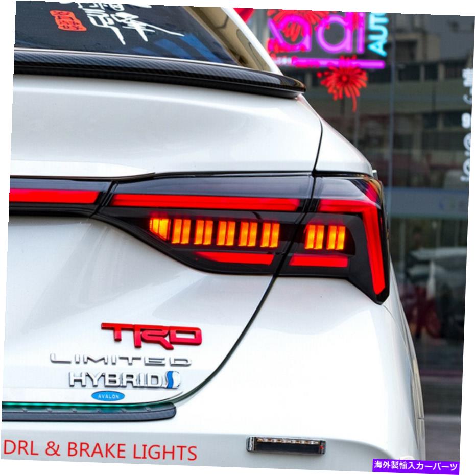 USテールライト トヨタアバロンテールライト2019 2020ペアLEDリアランプ煙組立 For Toyota Avalon Tail Lights 2019 2020 Pair LED Rear Lamp Smoke Assembly【並行輸入品】
