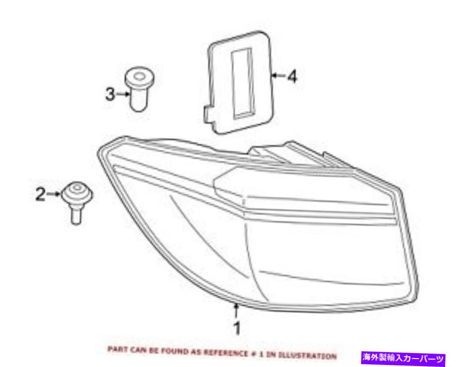 USテールライト BMW純正テールライトアセンブリの後残線63217314861 For BMW Genuine Tail Light Assembly Rear Left 63217314861【並行輸入品】